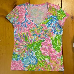Lilly Pulitzer V-Neck Tee
